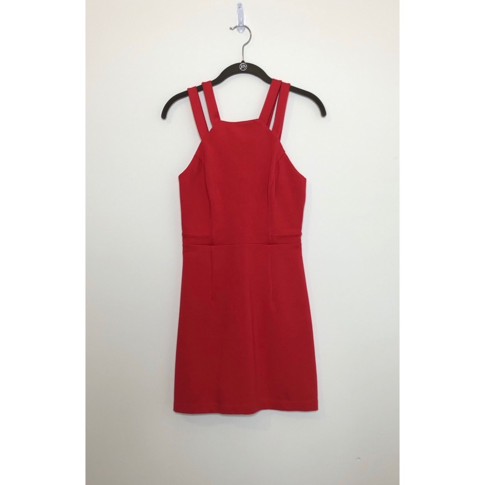 French connection red mini dress